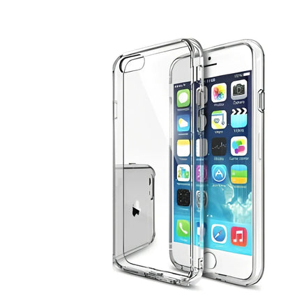 Clear thin TPU case for iPhone 6 6s Plus, 0.8mm protection with precise fit for ports and buttons
