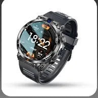 Run 2G Memory 16G coloured sports smartwatch with dual cameras and a touch screen on a wrist.