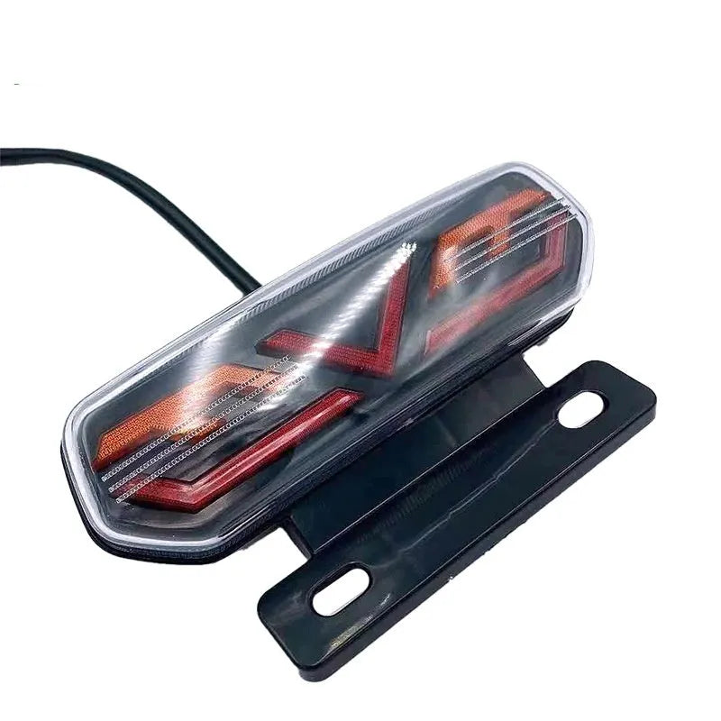Simple Home Motorcycle LED Rear Lamp 12V plastic driving brake steering light