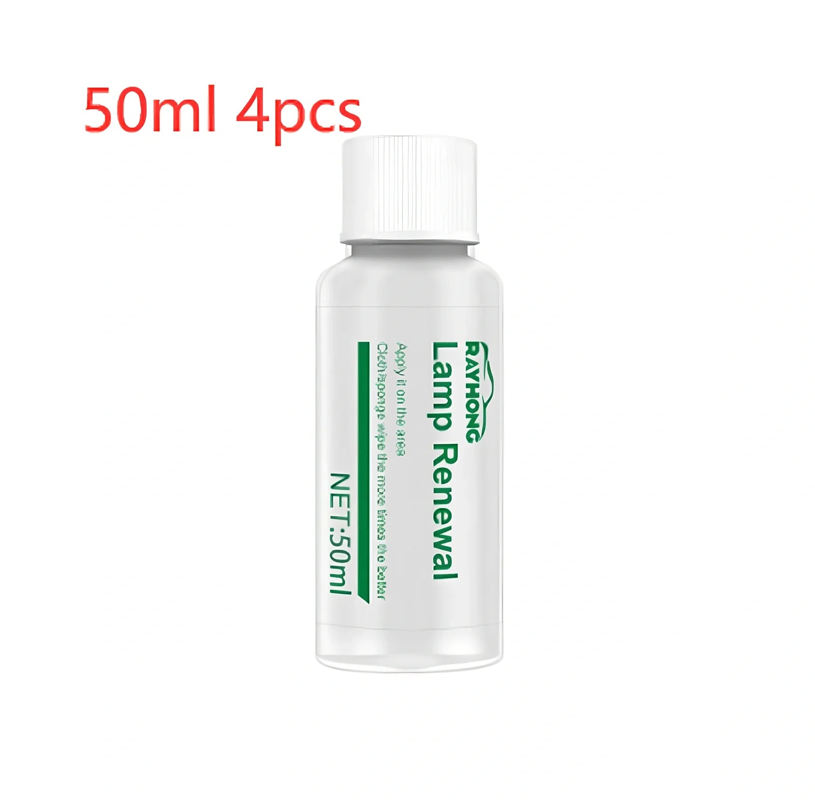 20ml automobile headlight repair liquid bottle for oxidation and yellowing restoration, with sanding steps for clear lenses