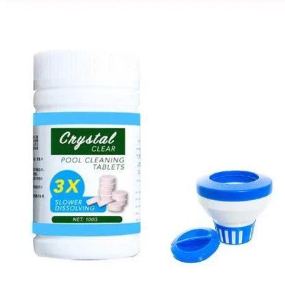 Swimming Pool Effervescent Tablet Box for algae prevention and water clarity