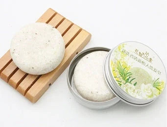 Natural Plant Shampoo Bar with essential oils for nourishing hair care