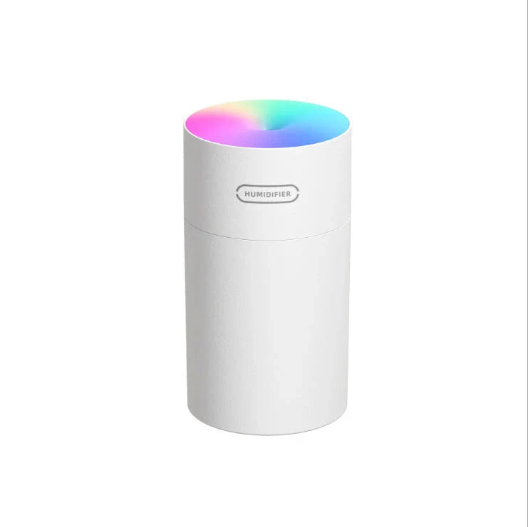 Mini USB Desktop Humidifier with Soothing Mist, Color-Changing Lights, and Quiet Operation