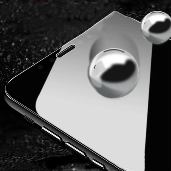 Tempered glass screen protector for iPhone models with high clarity and scratch resistance