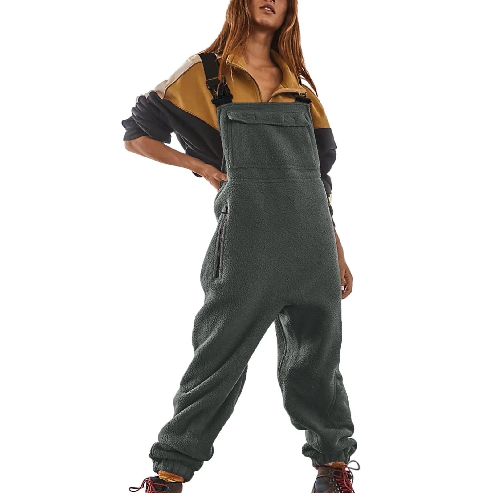 Women's polar fleece workwear jumpsuit in various colours and sizes