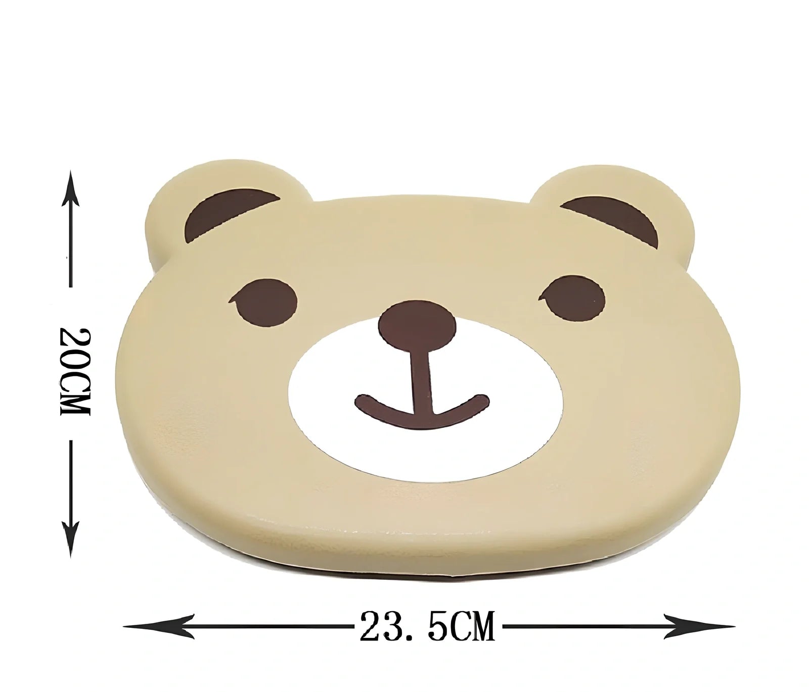 Child car seat table with 20x23.5cm surface mounted on vehicle seat back