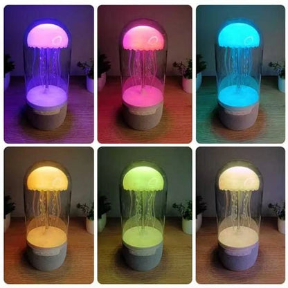 3-in-1 Jellyfish Lamp Bluetooth Speaker with colourful LED lights