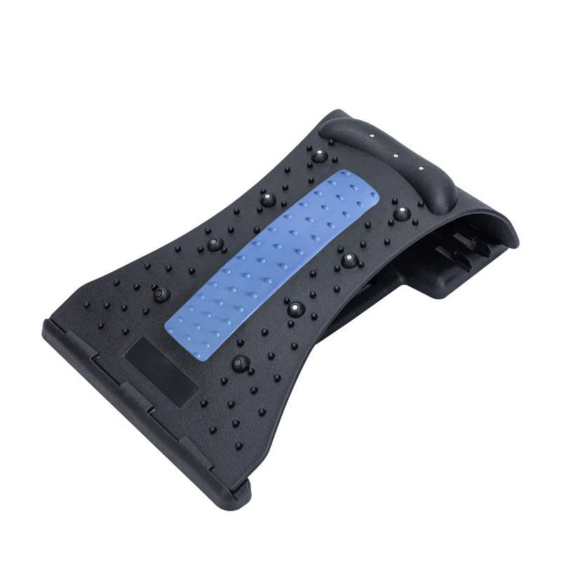 Arc-shaped acupuncture and magnetic therapy cervical spine stretcher for back and neck pain relief