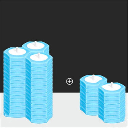 Disposable toilet brush with plastic handle and sponge head for hygienic cleaning