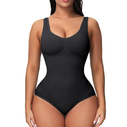 Nylon corset bodysuit in various colours for waist support and body sculpting
