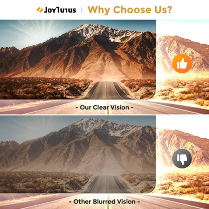 Polarized car sun visor with anti-glare and UV protection features