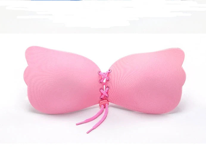 Large size strapless adhesive push-up bra in various colors for women
