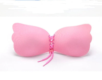 Large size strapless adhesive push-up bra in various colors for women