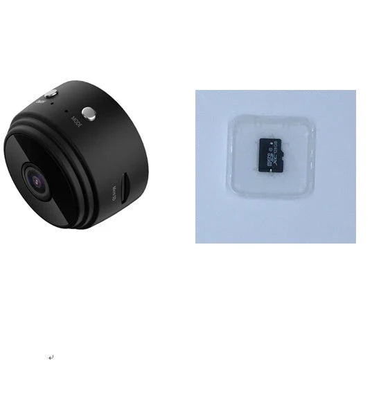 A9 WIFI wireless network camera with 1080P resolution in black