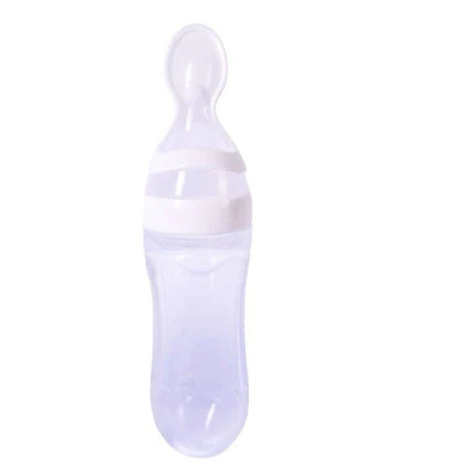 Baby Spoon Bottle Feeder in various colors for easy, safe feeding