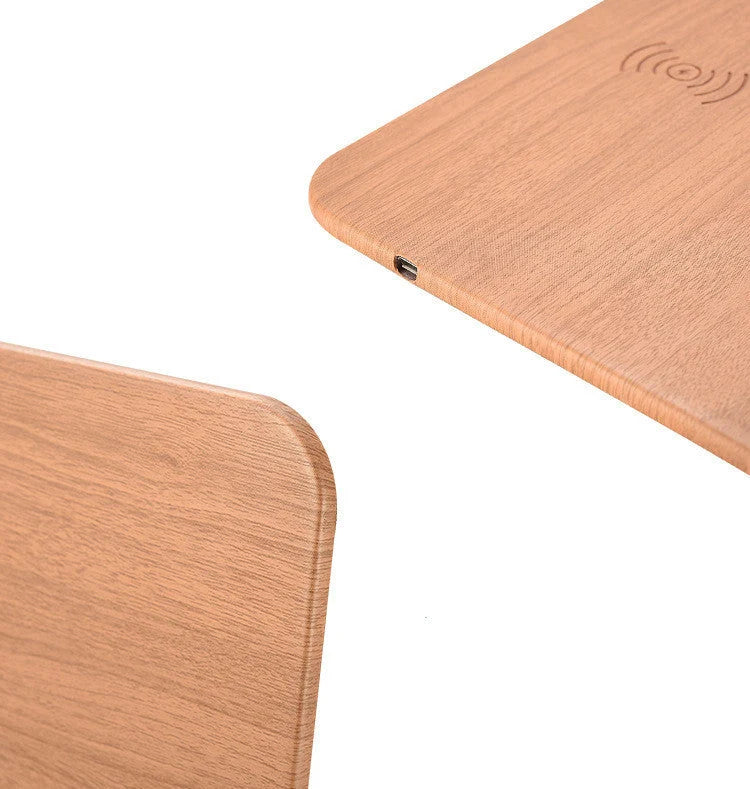 Wooden wireless charger with QI 1.1 standard and 5W output