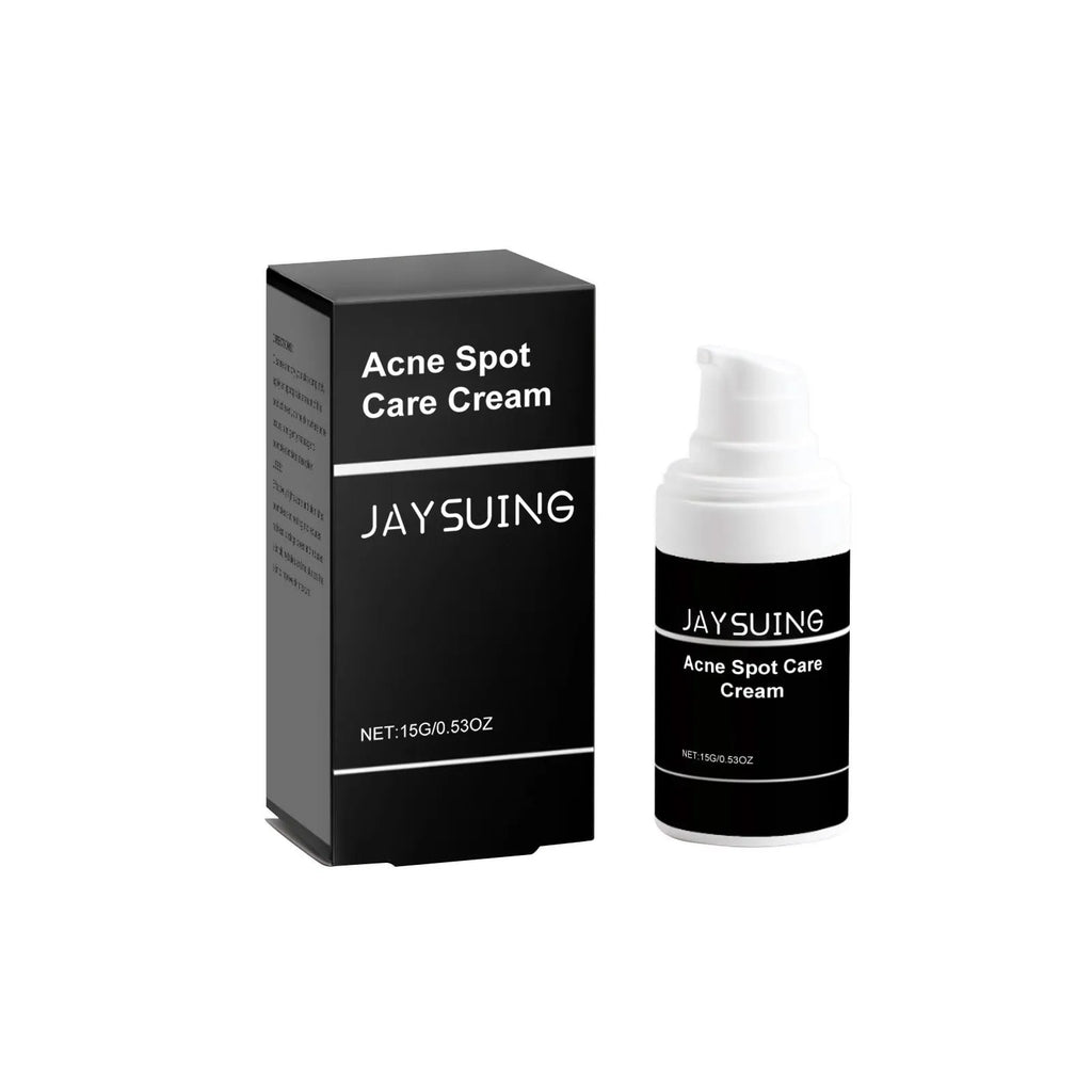 15g tube of acne removing face cream with mint leaf, tea tree oil, and aloe leaf ingredients