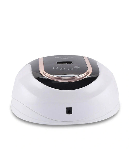 160W touch screen nail lamp with digital display and removable bottom plate for gel polish curing