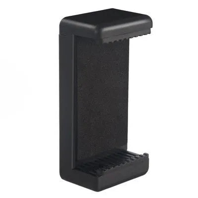 Black plastic rotating phone holder measuring 10mm by 4mm by 3.5mm