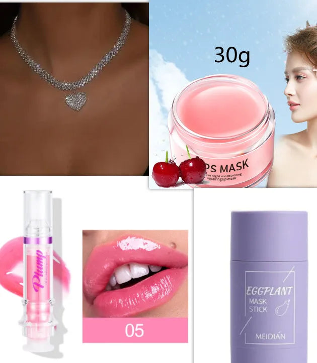Boxed 20-30g lip skin care mask for moisturising and nourishing dry lips.