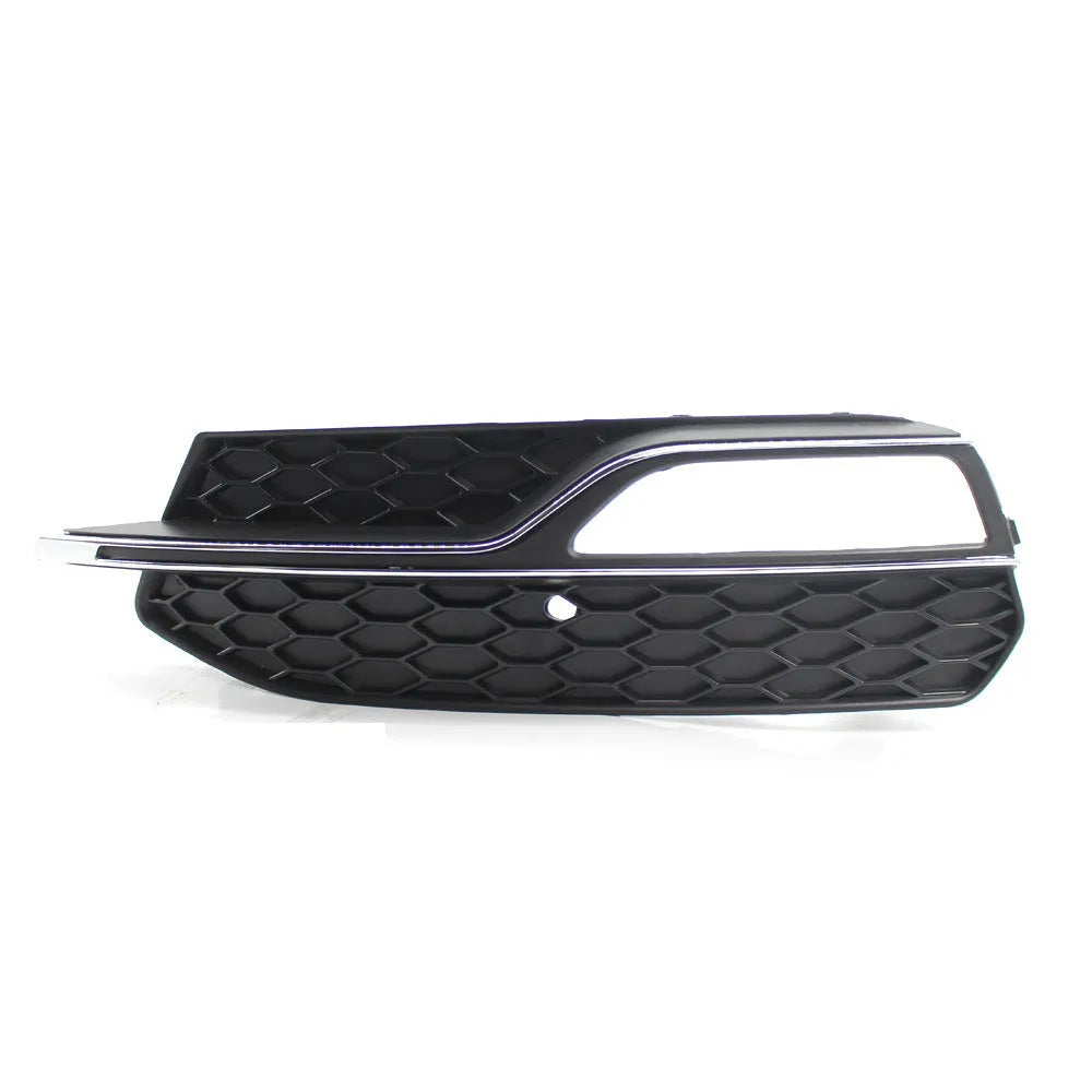 Black ABS plastic fog lamp grille for 2013-2016 Audi A3 Sport S3 front bumper replacement
