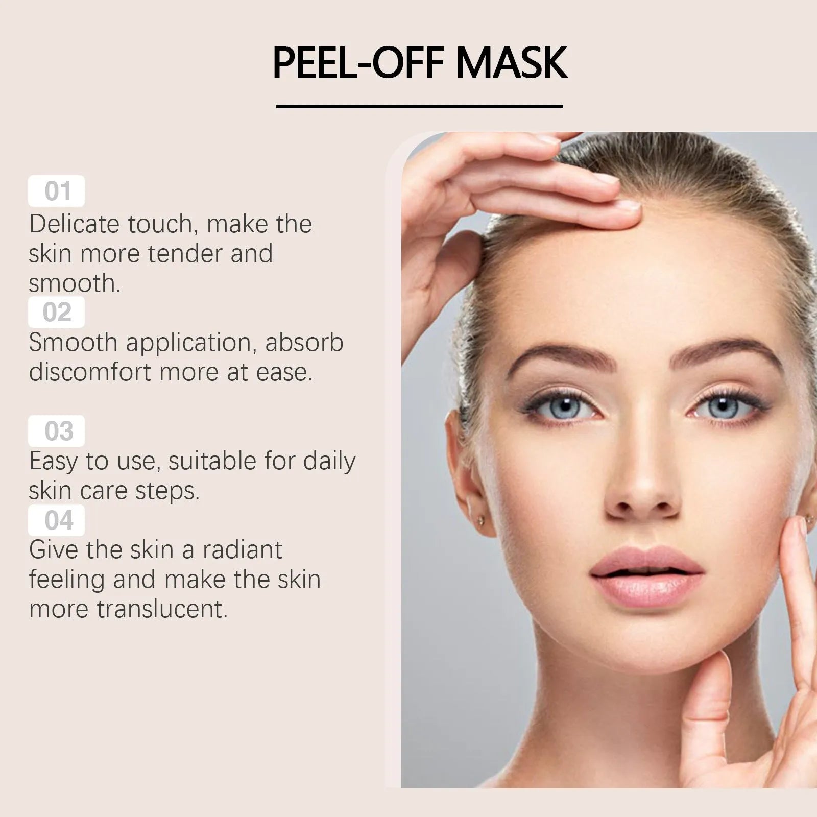 80g tube of collagen and bee venom facial mask for moisturising and hydrating treatment