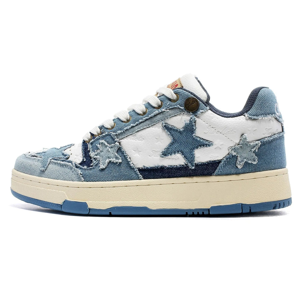 West Lake dragon well tea coloured leather platform running shoes with 3cm heel and lace-up front