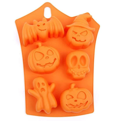 Halloween pumpkin silicone cake mold for baking and decorations, 23x16.5x3cm