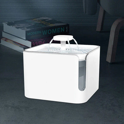 3L USB Automatic Pet Water Fountain for cats and dogs with 360° filtration