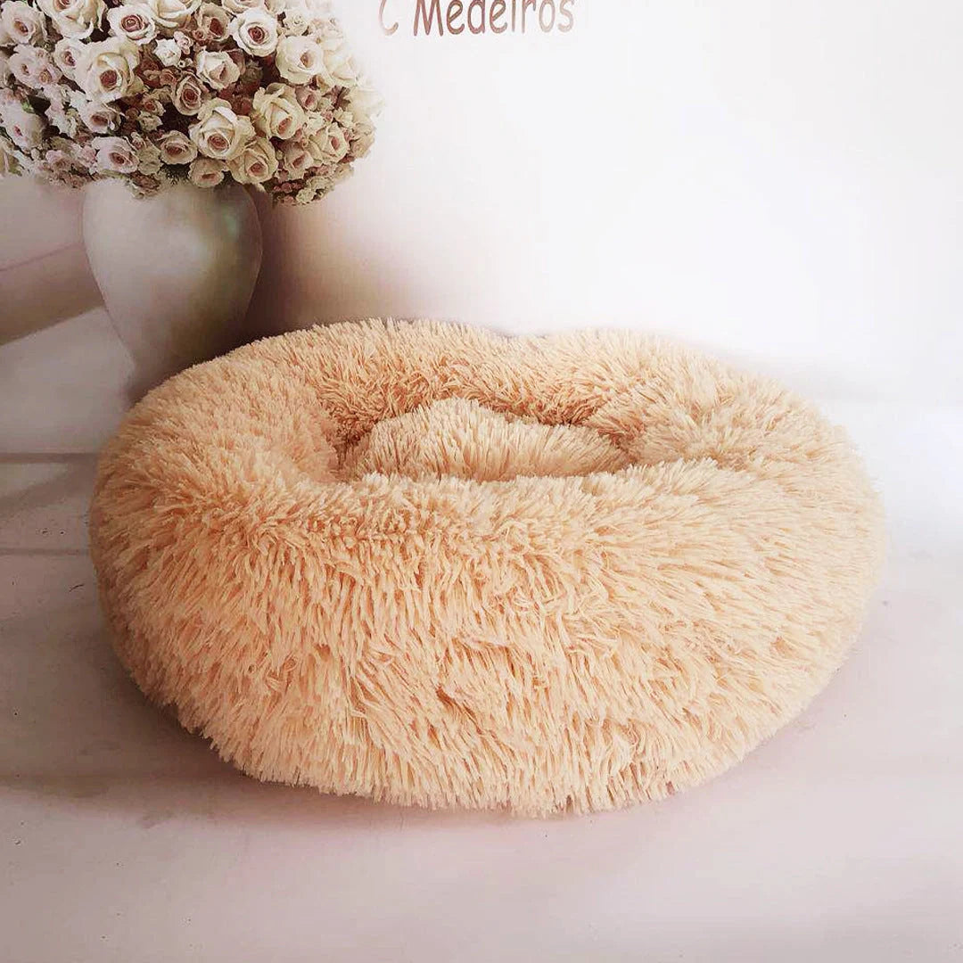 Plush pet nest in various colours and sizes for ultimate pet comfort