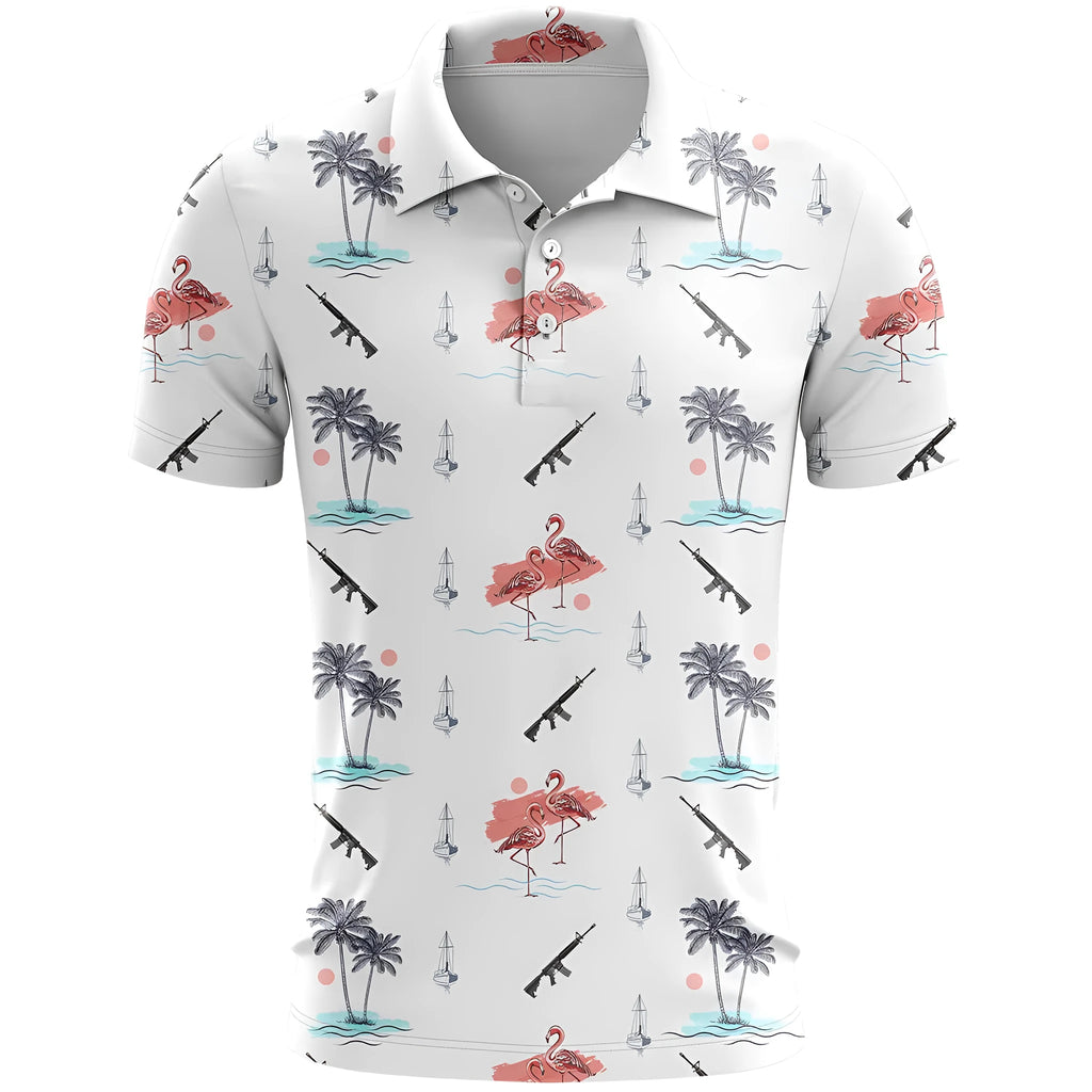 Loose fit short sleeve sports top with 3D printed colour pattern on bird eye polyester fabric.