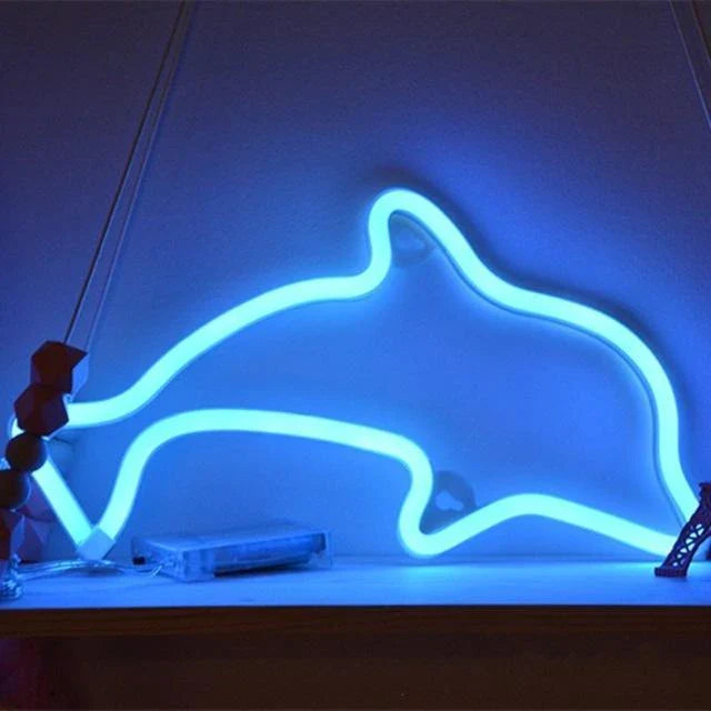 LED neon sign light in various designs for home decor
