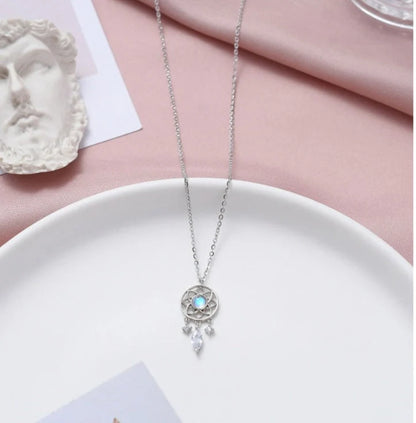 Super Fairy Retro Cold Wind Dream Catcher Pendant with tassels and rainbow details