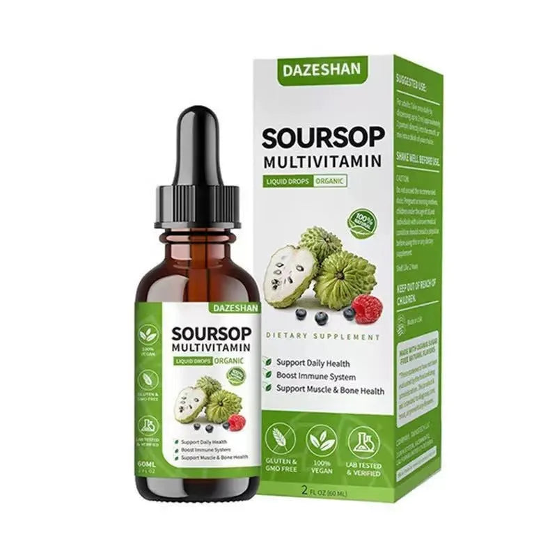 60ml bottle of liquid chlorophyll drops for body odour control and intestinal care