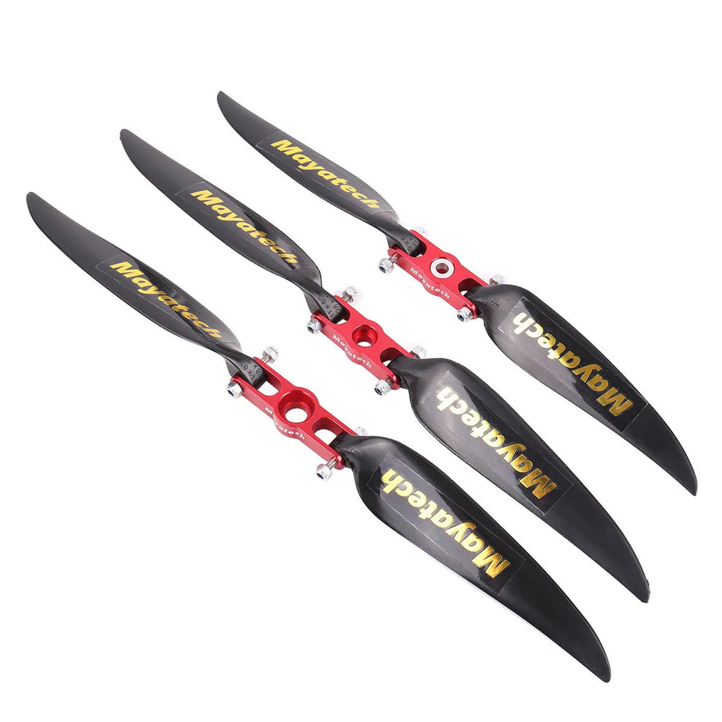 Black quick disassembly noise reduction folding paddle fittings measuring 12 by 6.5 centimetres.