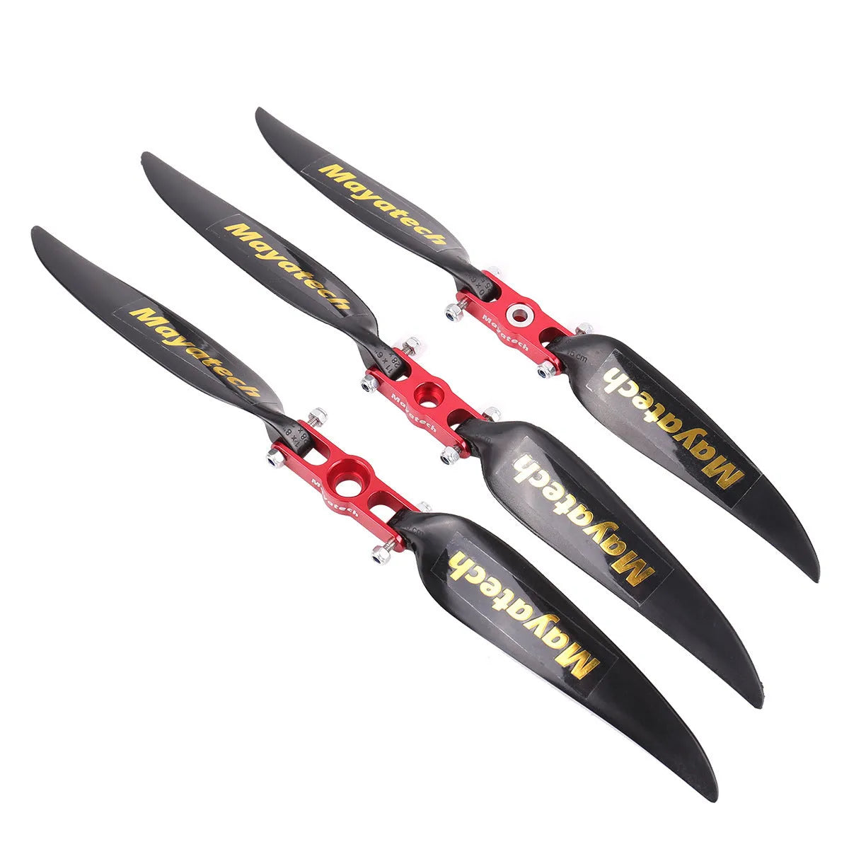 Black quick disassembly noise reduction folding paddle fittings measuring 12 by 6.5 centimetres.