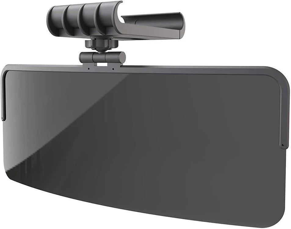 Polarized car sun visor with anti-glare and UV protection features