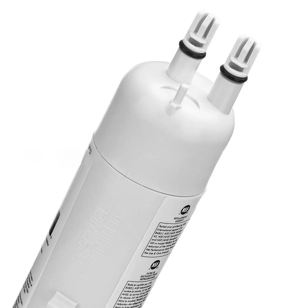 White refrigerator water filter EDR1RXD1 replacement with 200 gallon capacity