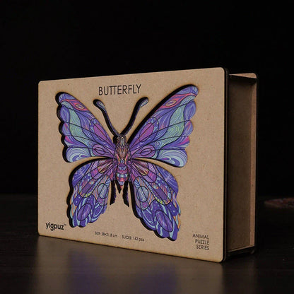 DIY wooden animal puzzles crafted from eco-friendly basswood, featuring various sizes and designs