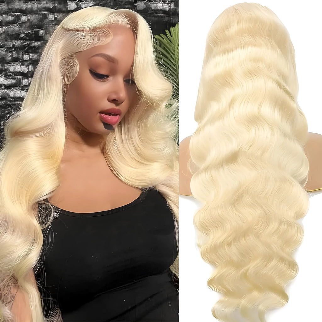 Women's front lace synthetic wig with medium long curly hair in colour M1 539 613.