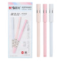 Full needle tube carbon signature pen with 0.35mm black tip and plastic body