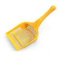PP plastic cat litter scoop in red, yellow or blue colours, available in small or medium sizes