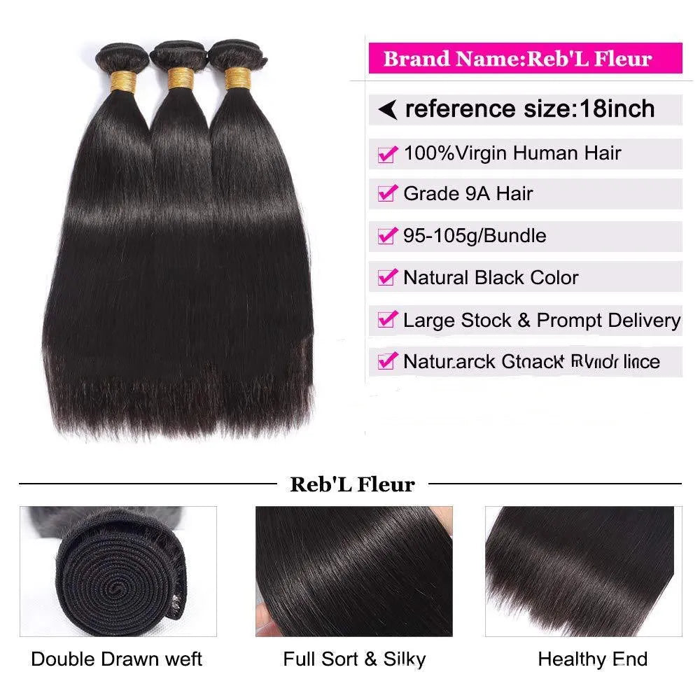 All hand-woven real human hair wig in black colour with long hair and Qi bangs style