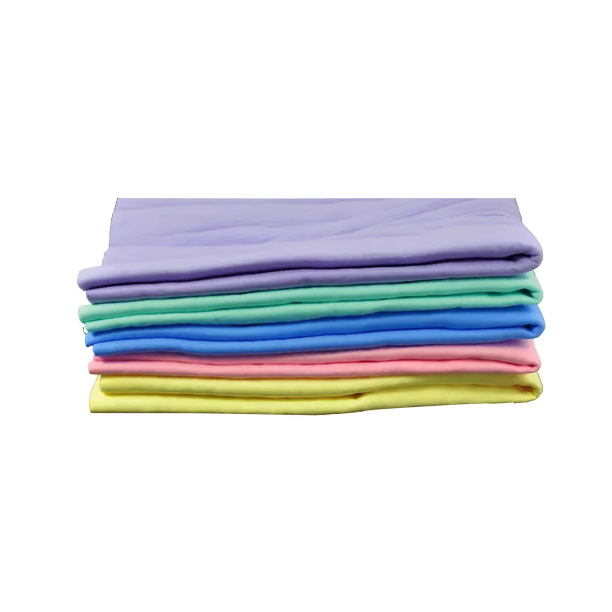 PVA buckskin towel 44x32cm barrelled reusable cleaning cloth in yellow