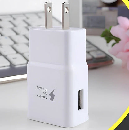 7100 S7 S6 fast charger with 9V output, 2000mA current, USB interface for Samsung phones and travel use