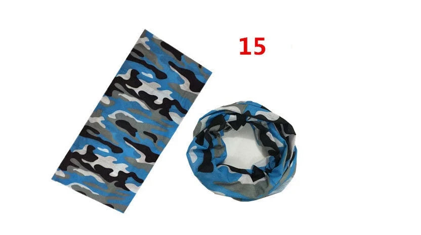 Seamless Outdoor Turban in versatile use as headscarf, scarf, and more