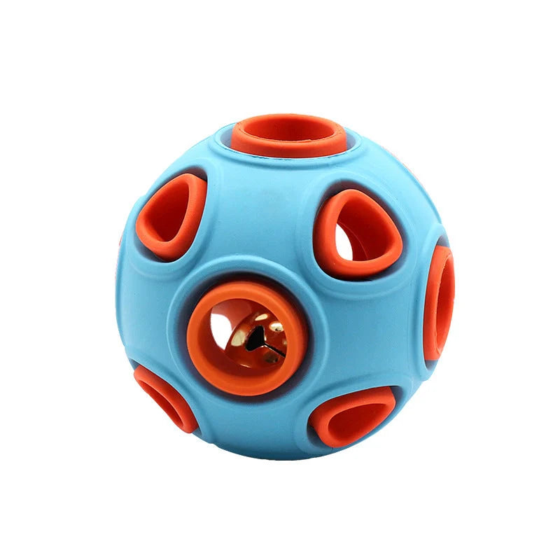 Luminous Sounding Dog Toy Ball in various colours, featuring light and sound for interactive play