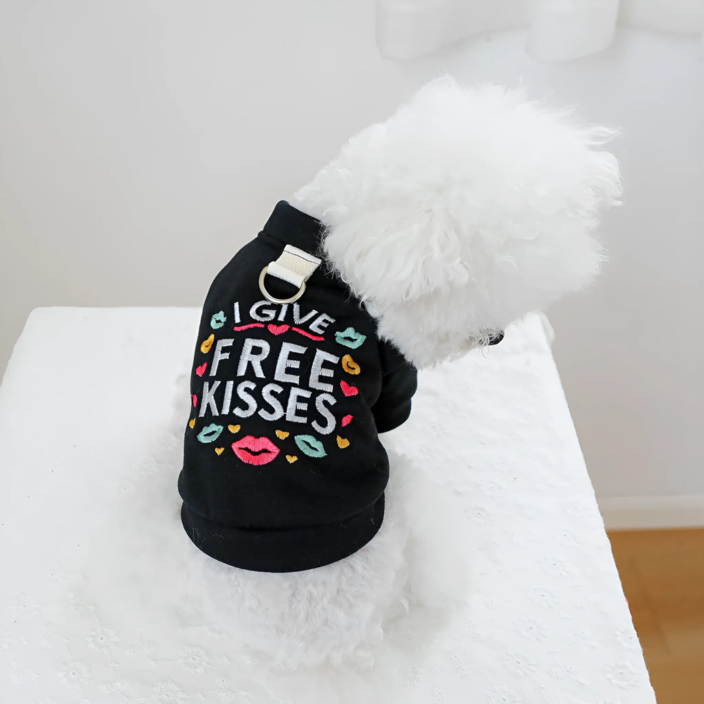 Kiss Sweater pattern pet jumper for dogs and cats in polyester casual style