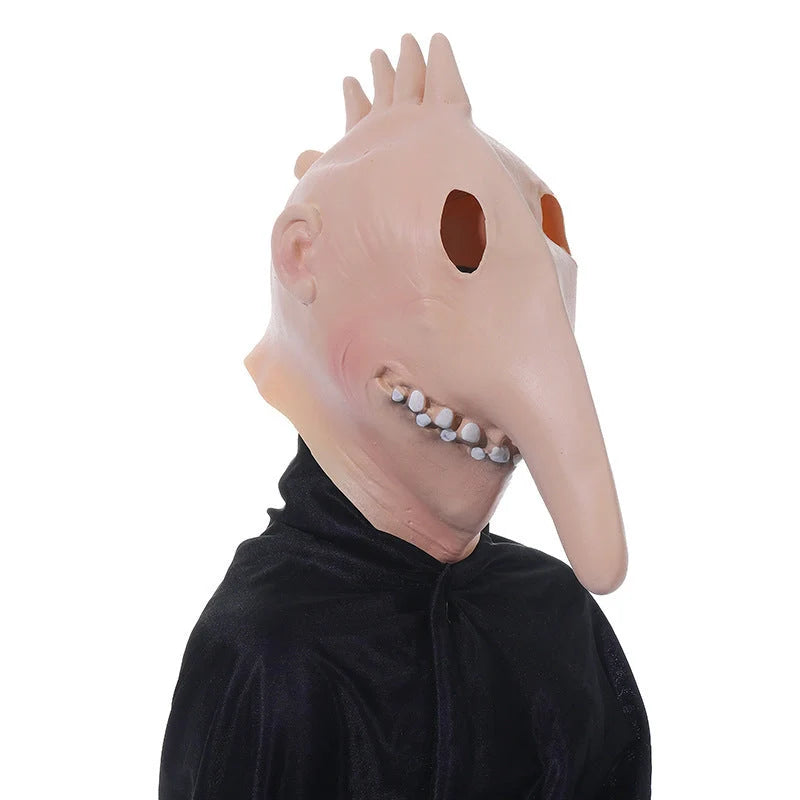 Realistic latex Halloween devil masks in Adam and Barbara styles for a striking costume