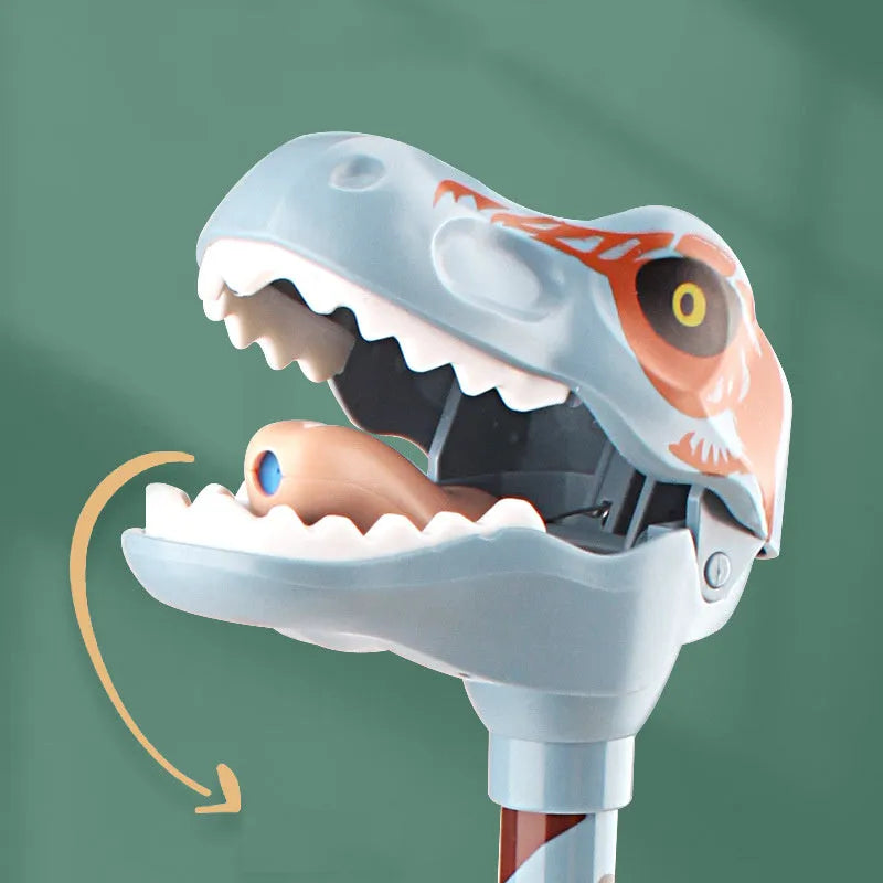 Dinosaur water gun toy 50cm soft foam squirt blaster for kids summer beach pool play pink